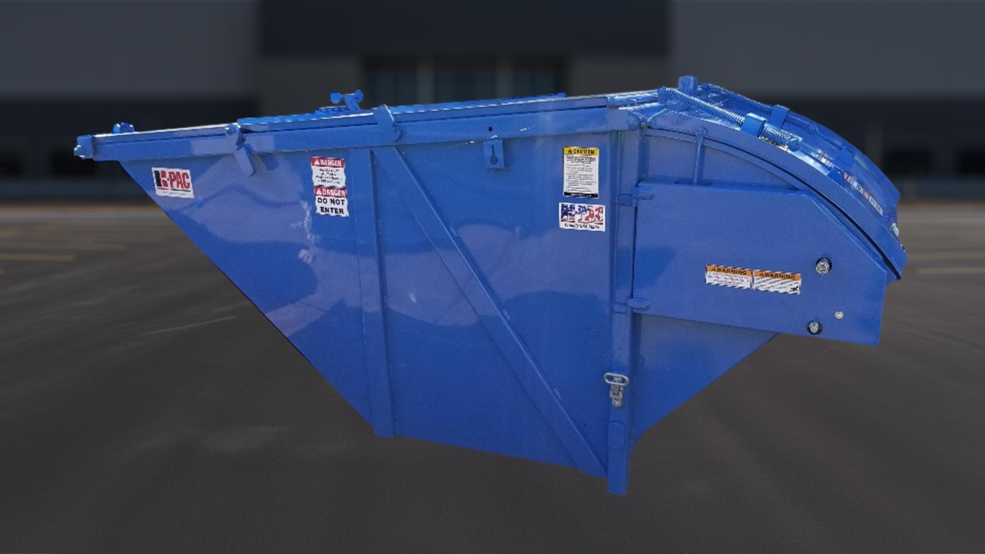 CRA equipment, front load compactors