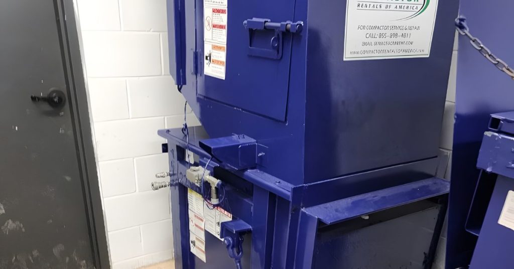 blue CRA compactor equipment
