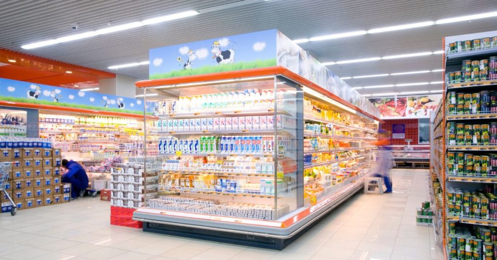 supermarket aisle