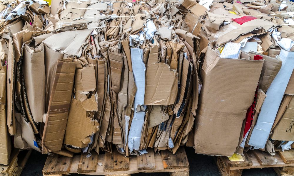 tips for creating cardboard bales
