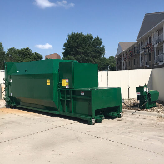 CRA green self-contained compactor
